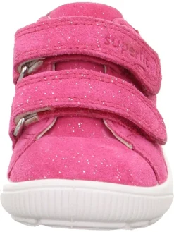 superfit Leder-Sneakers "Starlight" in Pink> Lauflernschuhe