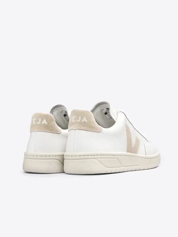 Veja Leder-Sneakers "V 12" in Weiß/ Beige>Damen Sneakers