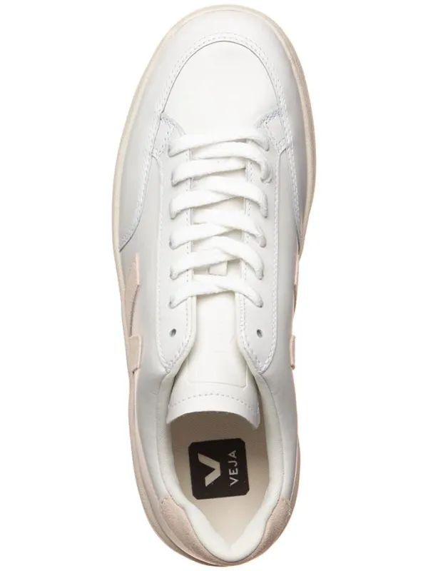 Veja Leder-Sneakers "V 12" in Weiß/ Beige>Damen Sneakers
