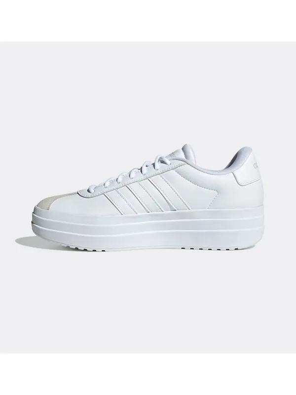adidas Leder-Sneakers "VL Court Bold" in Weiß/ Beige>Herren Sportschuhe