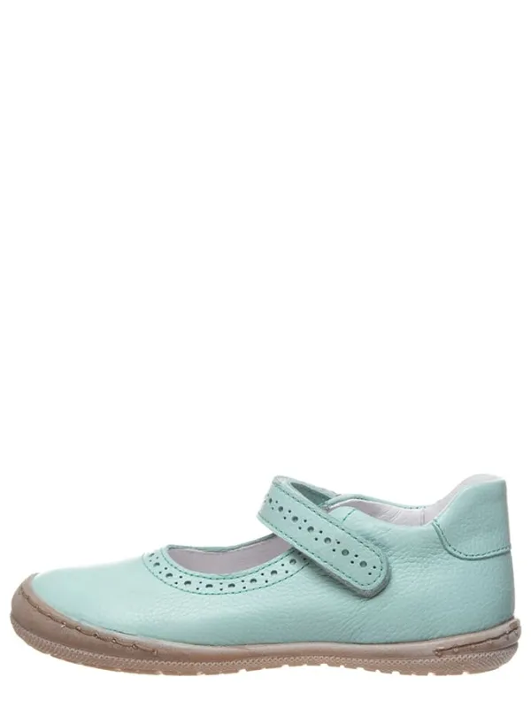 BO-BELL Leder-Spangenballerinas in Mint>Kinder Ballerinas