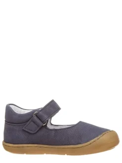 BO-BELL Leder-Spangenballerinas in Dunkelblau Clearance