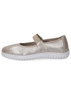 Caprice Leder-Spangenballerinas "Sylvia" in Gold>Damen Ballerinas