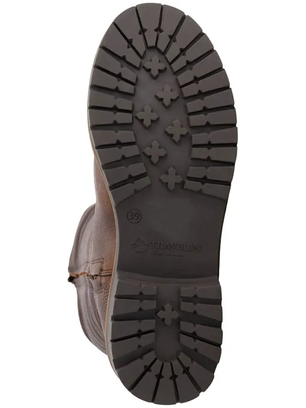 TRAVELIN' Leder-Stiefel "Dyreborg" in Braun Hot