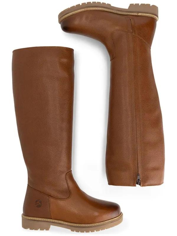 TRAVELIN' Leder-Stiefel "Dyreborg" in Hellbraun>Damen Stiefel & Boots