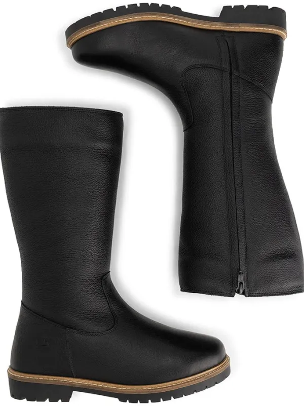 TRAVELIN' Leder-Stiefel "Forde" in Schwarz>Damen Stiefel & Boots