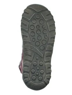 Ciao Leder-Stiefel in Dunkelrot New