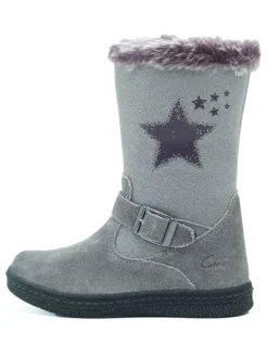 Ciao Leder-Stiefel in Grau>Kinder Stiefel & Boots·Stiefel