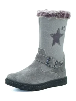 Ciao Leder-Stiefel in Grau>Kinder Stiefel & Boots·Stiefel