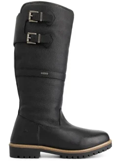 TRAVELIN' Leder-Stiefel "Kodiak" in Schwarz>Herren Stiefel & Boots