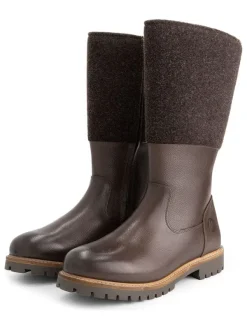 TRAVELIN' Leder-Stiefel "Lagen" in Braun Best
