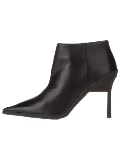 Calvin Klein Leder-Stiefeletten in Schwarz>Damen Stiefeletten