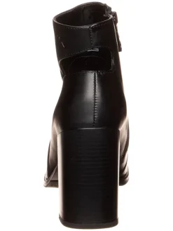 Calvin Klein Leder-Stiefeletten in Schwarz><noscript><img width=
