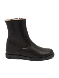 bisgaard Leder-Stiefeletten "Nicola" in Schwarz Clearance