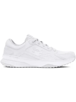 Under Armour Leder-Trainingsschuhe "Edge LTHR" in Weiß>Herren Sportschuhe
