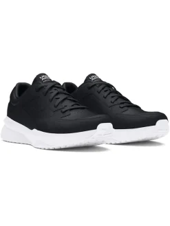 Under Armour Leder-Trainingsschuhe "Edge LTHR" in Schwarz