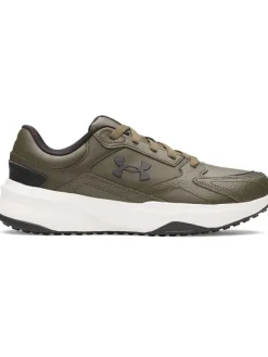 Under Armour Leder-Trainingsschuhe in Khaki>Herren Sportschuhe