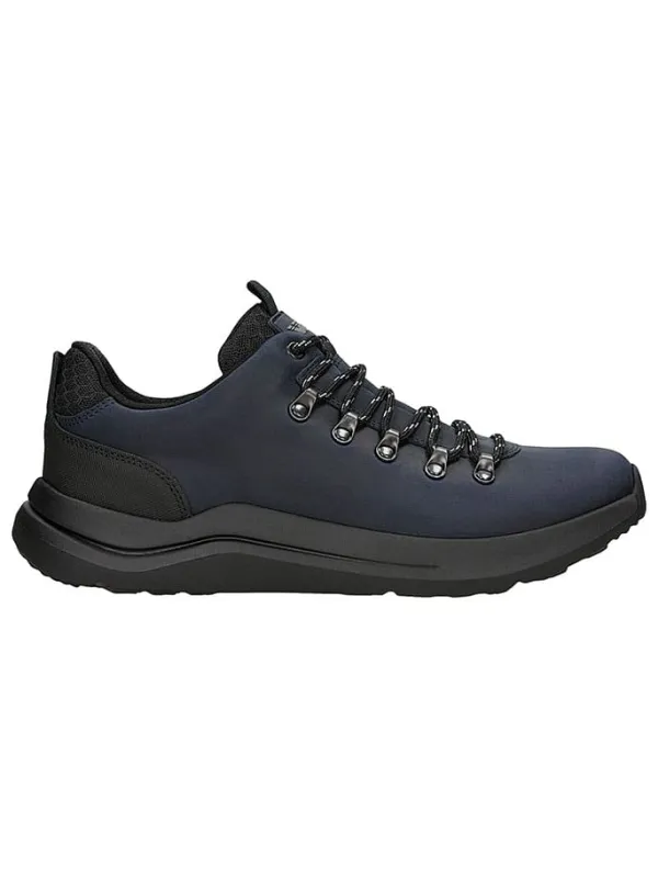 Wojas Leder-Trekkingschuhe in Dunkelblau