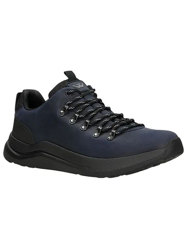 Wojas Leder-Trekkingschuhe in Dunkelblau