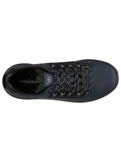 Wojas Leder-Trekkingschuhe in Dunkelblau