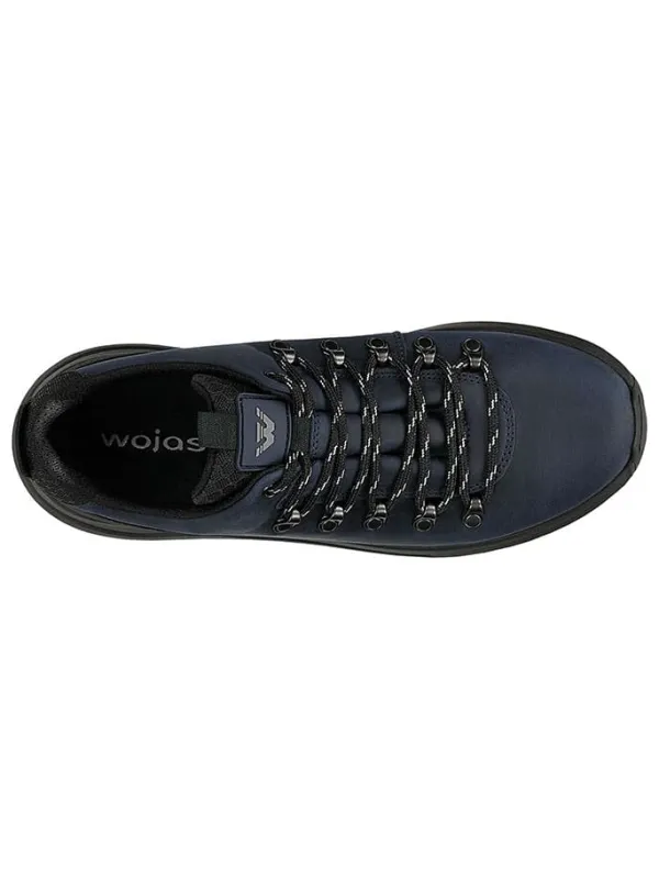 Wojas Leder-Trekkingschuhe in Dunkelblau