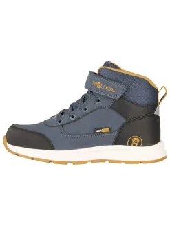 Trollkids Leder-Wanderboots "Stavanger Mid Cut XT" in Dunkelblau>Kinder Sneakers·Sneakers High
