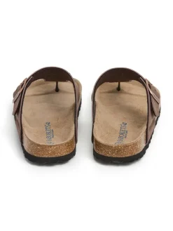 SABOKETS Leder-Zehentrenner in Braun><noscript><img width=