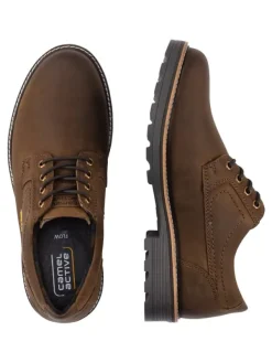 Camel Active Oxford Schnürschuhe aus echtem Leder in Braun>Herren Schnürschuhe