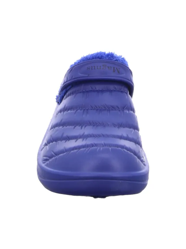 Magnus Pantoffel in blau Discount