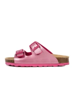 babunkers Pantoletten in pink New