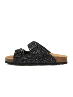 babunkers Pantoletten in schwarz Clearance