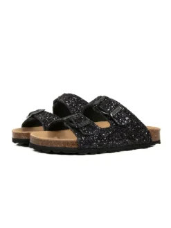 babunkers Pantoletten in schwarz Clearance