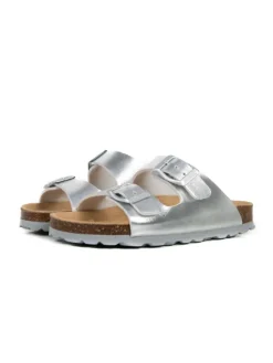 babunkers Pantoletten in silber>Kinder Clogs & Pantoletten·Pantoletten