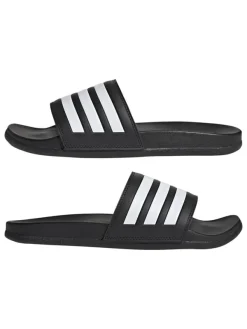 adidas Pantoletten "Adilette Comfort" in Schwarz/ Weiß Online
