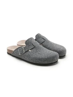 babunkers Pantoletten HOME FANTASY in grau>Herren Hausschuhe