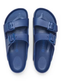SABOKETS Pantoletten in Blau Outlet