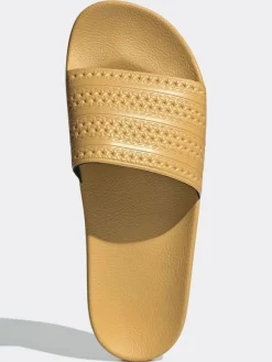 adidas Pantoletten in Gelb New