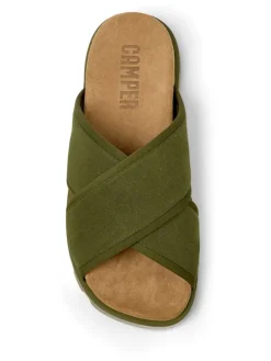 Camper Pantoletten in Grün Sale
