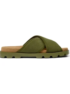 Camper Pantoletten in Grün Sale