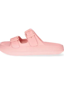 C'M Pantoletten in Rosa Outlet