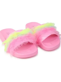 Billieblush Pantoletten in Rosa/ Gelb