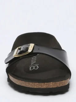 BACKSUN Pantoletten in Schwarz Best