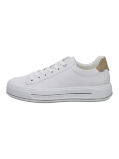 ara Plateau Schnürschuhe in Weiß Discount