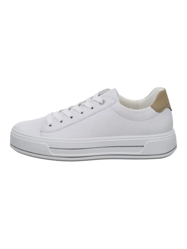 ara Plateau Schnürschuhe in Weiß Discount