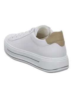 ara Plateau Schnürschuhe in Weiß Discount