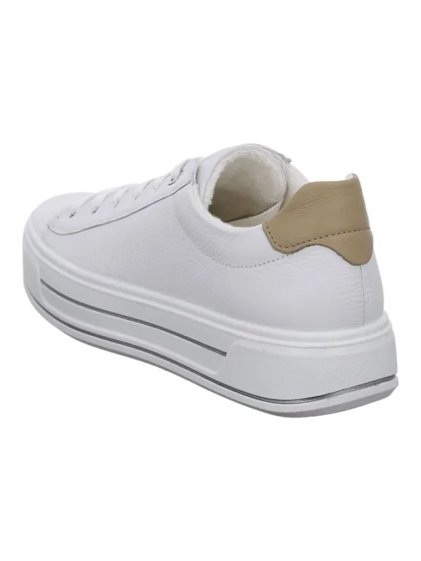 ara Plateau Schnürschuhe in Weiß Discount