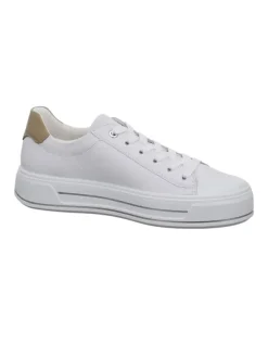 ara Plateau Schnürschuhe in Weiß Discount