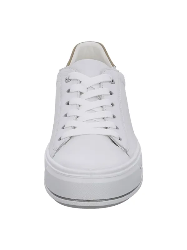 ara Plateau Schnürschuhe in Weiß Discount