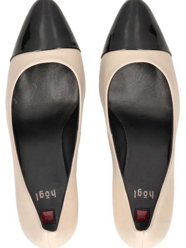 Högl Pumps in Beige/Schwarz Discount