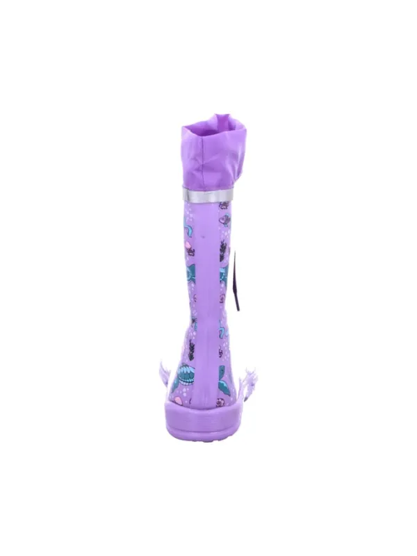Beck Regenstiefel in lila